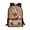 Capybara Cherry Blossom, variant on Binienty Soccer Print Kids School Backpack for Elementary Students Ages 6-12, 17 Inch Large Capacity Bookbag with Customizable Shoulder Straps, Front Zipper Pockets, Ideal Back to School Gift