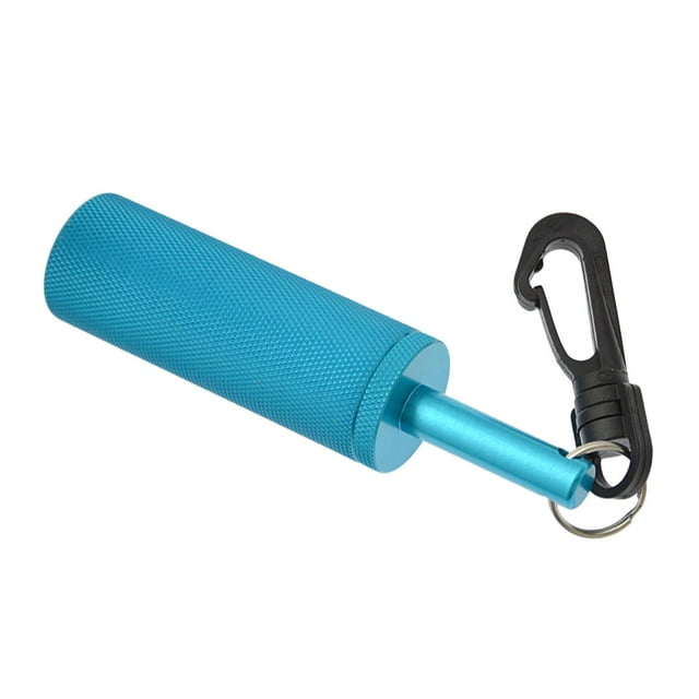 relayinert Scuba Rattle Stick with Clip Loudest Pointer with Diving Red Stick Handheld Hook Blue 11.8x2.8cm