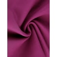 thumbnail image 5 of INSPIRE CHIC Women's Sheath Dress Pleated Neck Pencil Wear-to-Work Dresses XL Purple Red, 5 of 6