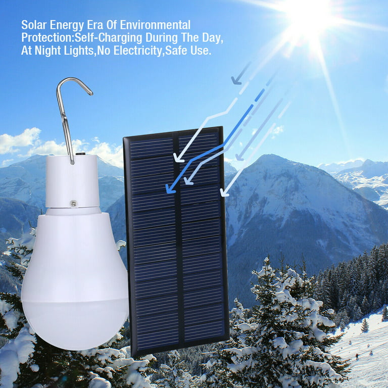 Solar Light Bulb,12 LED Light Bulbs Solar Light Waterproof Outdoor Solar  Lights for Garden Yard Deck(1 PACK)