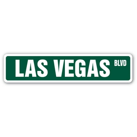 LAS VEGAS BLVD Street Sign casinos entertainment shows musicals bars | Indoor/Outdoor |  18