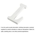 thumbnail image 3 of White Wood Letters 3 Inch, Wood Letters for DIY Party Projects (L), 3 of 5