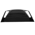thumbnail image 5 of Ikon Motorsports Compatible with 11-23 Dodge Charger Ikon V2 Style Rear Window Louvers Gloss Black, 5 of 9