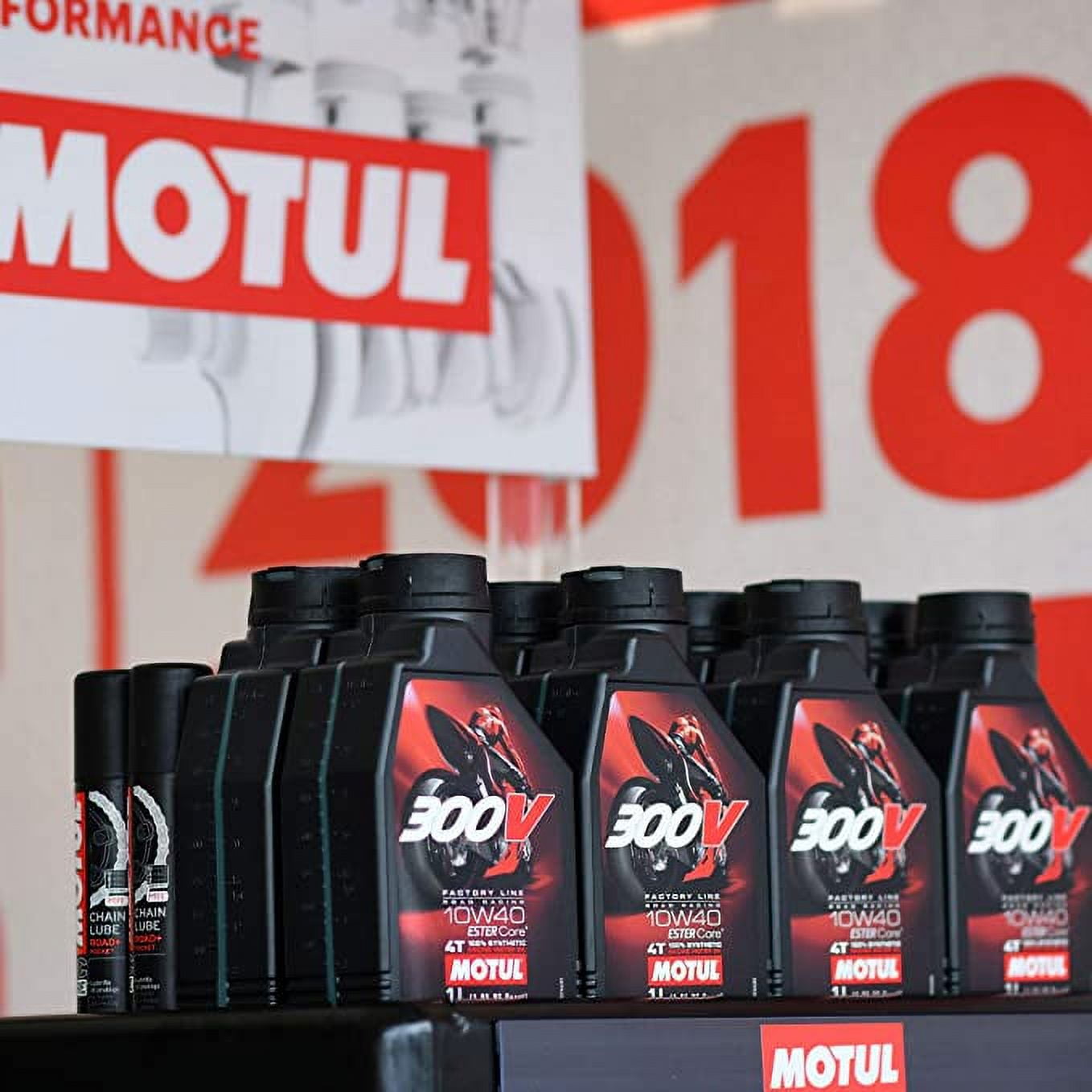 Motul 300V 4T Factory Line 10W-40 Synthetic Oil 4 Liters