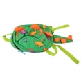 thumbnail image 3 of Mochila para niños pequeños con diseño de dinosaurio de dibujos animados, evita pérdidas, gran capacidad, con correa para niños de 2 a 4 años, color verde, 3 of 14