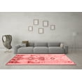 thumbnail image 3 of Ahgly Company Indoor Square Southwestern Red Country Area Rugs, 4' Square, 3 of 4