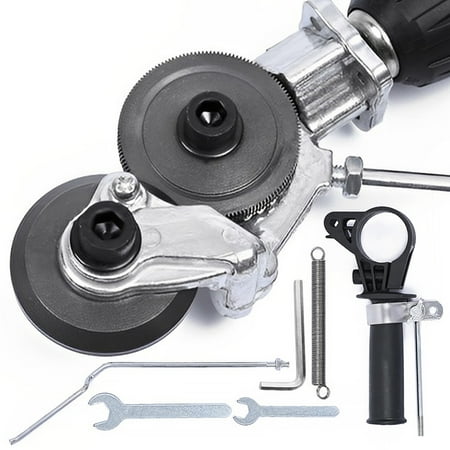 

Protoiya Electric Drill Shearing Machine Professional Electric Drill Plate Cutter with Adapter DIY Metal Drill Attachment Sheet Metal Knife for Cutting Iron White Sheet Steel Copper Aluminum