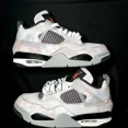 thumbnail image 2 of Ni - ke Size 8.5 - Ni - ke Air Jordan 4 Retro Zen Master Men's Shoes - DH7138 506, 2 of 5