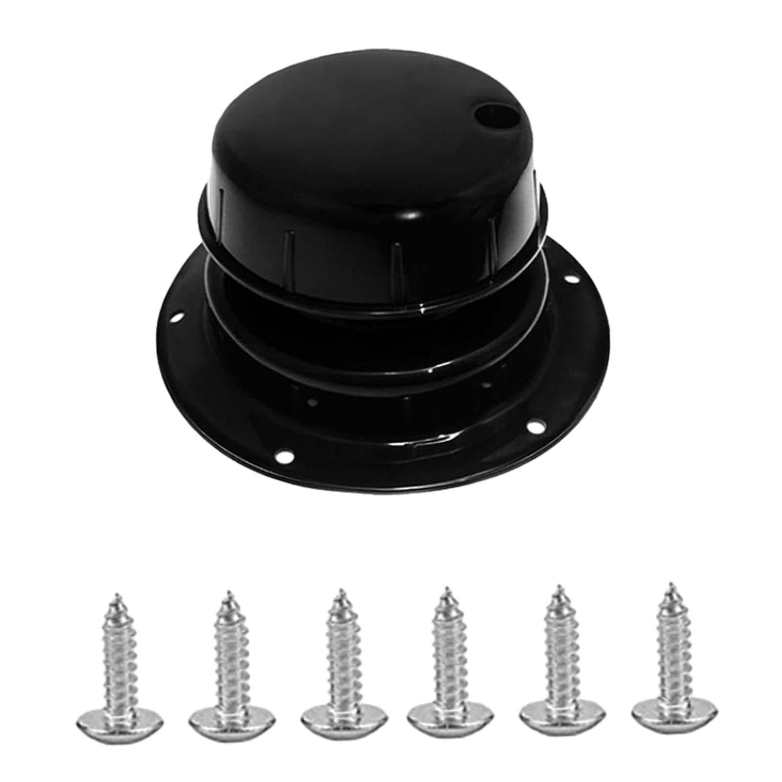 RV Roof Vent Cap RV Plumbing Vent Cap for Camping Car Motorhome Trailer Black
