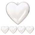 thumbnail image 3 of 5x bolas de adorno rellenables transparentes, caja con forma de corazón, caja de dulces, colgante para decoraciones navideñas del Día de San Valentín , 10cm BLESIY Bolas rellenables, 3 of 8