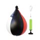 thumbnail image 3 of Saco de boxeo de velocidad, saco de boxeo para entrenamiento deportivo de Muay Thai y fitness. Negro blanco rojo, 3 of 9