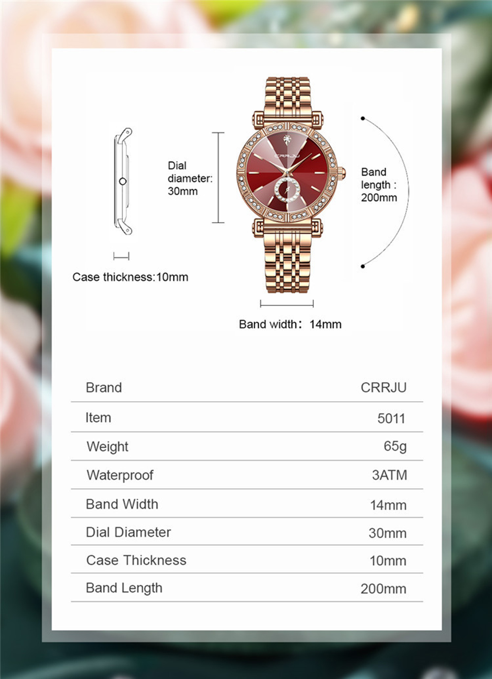 Women Watch Fashion Gold Diamond Analog Quartz Female Watch for Women Luxury Dress Ladies Stainless Steel Waterproof Wrist Watches