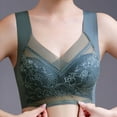 thumbnail image 2 of 48c Bras for Plus Size Women Push Up Back Smoothing Bras for Women Women Full Cup Thin Underwear Plus Size Wireless Sports Bra Lace Bra Cover Cup Large Size Vest Bras, 2 of 7