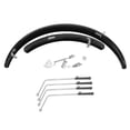 thumbnail image 3 of koolsoo Folding Bike Mudguard Front & Rear Fenders Adult Mud Guard for Sports Riding 16inch Black, 3 of 9