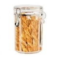 Oggi Acrylic Canister Set with Spoons (4 Pieces)