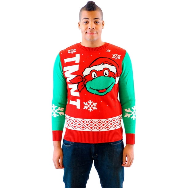 Ninja Turtles Christmas Sweater Black - Funny Ugly Christmas Sweater