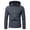 Gray, variant on Blczomt Black Winter Work Jackets for Men Windbreaker Full Zip Rain Jacket Hooded Lightweight Casual Mens Coats Winter XXXL