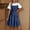 Blue, variant on SEMPAI Womens 2 in 1 Summer Dress Casual Short Sleeve Crewneck Knee Length Dresses Holiday Vacation Casual Sundress
