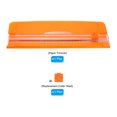 thumbnail image 3 of Unique Bargains 12 Inch Paper Cutter, A4 Size Portable Paper Trimmer Slicers Scrapbooking Tool, Orange, 3 of 7
