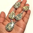 thumbnail image 2 of Dalmatian Pear Shape Gemstone Fashion Ethnic Gifted Necklace Jewelry 18" SA 2337, 2 of 2