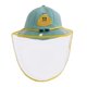 thumbnail image 2 of Gorro de protección Zulema Sombrero de cara completa para niños Azul, 2 of 8