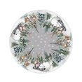 thumbnail image 2 of ¡Ganga del Día!, Falda de árbol de Navidad con cuello de 48 pulgadas, árboles de Navidad, copos de nieve, decoración navideña suave, falda de árbol de Navidad con copos de nieve a cuadros, acebo, 2 of 8