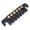 Black, variant on Yokua 6 String Guitar Bridge Tailpiece Stop Bar Bridge Tailpiece with Tuners Studs