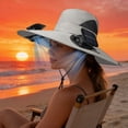 thumbnail image 5 of Yeciiwht Solar Powered Fan Hat Solar USB Charging Fan Hat with Cooling Arm Sleeves - Dual-Power Outdoor Cap for Hiking Fishing Sun Protection, 5 of 6