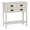 Off White, variant on Pemberley Row Wood Dark Teal Console Rectangular Vintage Charm 31.75"L x 13.88"W x 32.5"H Unassembled