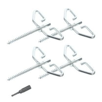 SWETRACE Steel Ice Anchor Professional Design Outdoor Anchors 16.40X13.40X2.30 In