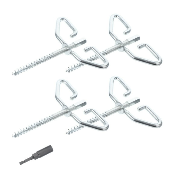 SWETRACE Steel Ice Anchor Professional Design Outdoor Anchors 16.40X13.40X2.30 In