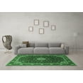 thumbnail image 3 of Ahgly Company Indoor Rectangle Medallion Emerald Green Traditional Area Rugs, 5' x 8', 3 of 4