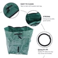 thumbnail image 2 of Raindrops Portable Trash Bag Collapsible Garbage Reusable Lawn Bags Green, 2 of 8
