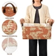 thumbnail image 5 of Collapsible Storage Bins Fabric Shelf Baskets with Handles Closet Organizer Vintage Flora Patterned 16.9x11.4x7.7, 5 of 8