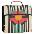thumbnail image 5 of FORMRS Zipper Binder with Shoulder Strap 2-inch Ring 500 Sheet Capacity File Bag, Geometric Circle, 5 of 5