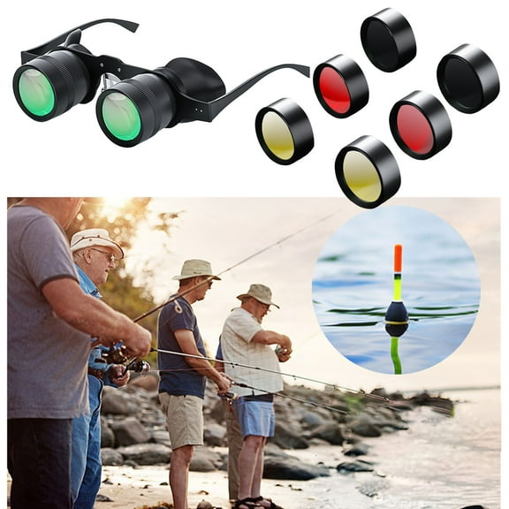 Professional 10X Binocular Glasses - Portable Folding HD Lens for Fishing, Birding & Sports Events, Hands-Free Opera Glasses for Concerts Theater Watching with Enhanced Optical Clarity