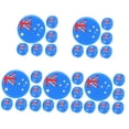 thumbnail image 4 of unbranded 30 pcs   Creative National Flag Designed Shocking Absorbers for Racket Silicone Dampeners, 4 of 8