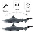thumbnail image 4 of 1 pieza de simulación de tiburón martillo, modelo de juguete de animal marino, juguete para niños, 4 of 7