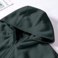 thumbnail image 4 of Durtebeua Heavyweight Sweatshirt Full Zip Lined Jacket Men'S Full Zip Sweaters, 4 of 5