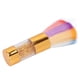 thumbnail image 4 of Brocha de maquillaje portátil individual y colorida, brocha esponjosa para rubor, brocha para limpiar el polvo de las uñas, dorada, 4 of 14