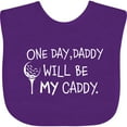 thumbnail image 3 of Inktastic One Day, Daddy Will Be My Caddy Kids Golfing Boys or Girls Baby Bib, 3 of 4