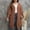 Coffee, variant on AOOCHASLIY Women Coat Clearance Women Fashion Solid Color Plus Size Loose MIDI Style Double Pockets Sweater Tops