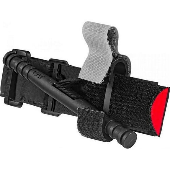 North American Rescue Combat Application Tourniquet (CAT) Tactical Black, 37.5" Long, Reinforced Windlass Clip & High-Vis Security Tab