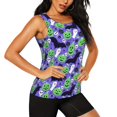 thumbnail image 2 of Fotbe Cute Halloween Blusas Sin Mangas para Mujer – Estilo Casual, Corte Suelto, Slim-Fit, Cuello Redondo Deportivo, Tops de Verano para Gimnasio y Yoga-Large, 2 of 7