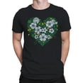 thumbnail image 2 of Floral Heart Graphic Men's T-shirt, 2 of 3