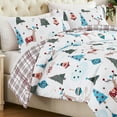 thumbnail image 2 of Southshore Fine Living, Inc. Christmas Comforter Twin Size w/ Pillow Sham - Winter Wonderland Print, 2 of 8