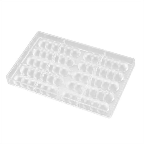 Molde de Chocolate de 10 Cavidades, Molde de Pastel con Forma de Calabaza Semicircular, Molde para Pasteles, Utensilios para Hornear, Dulces, Pasteles, Herramientas de Panadería