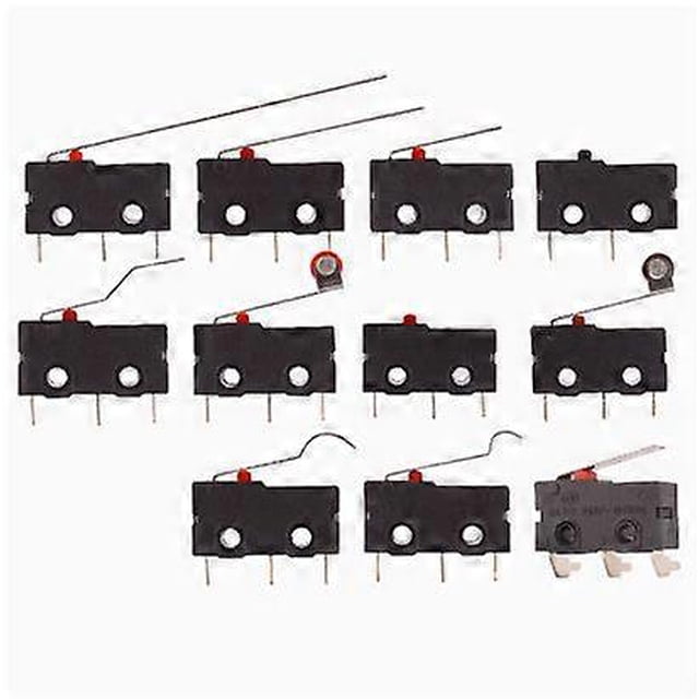 10pcs Kw11-3z 5a 250v Micro Switch Microswitch 3 Feet Limit Switch With Wheels
