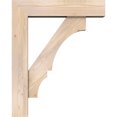 thumbnail image 3 of Ekena Millwork 7 1/2"W x 32"D x 40"H Balboa Block Smooth Bracket w/ Offset Brace, Douglas Fir, 3 of 25