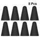 thumbnail image 5 of 8 fundas protectoras de silicona para lápiz táctil, compatible con Apple Pencil 1/2 (negro), 5 of 5